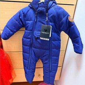 Obermeyer Kids Blue Insulated Footie